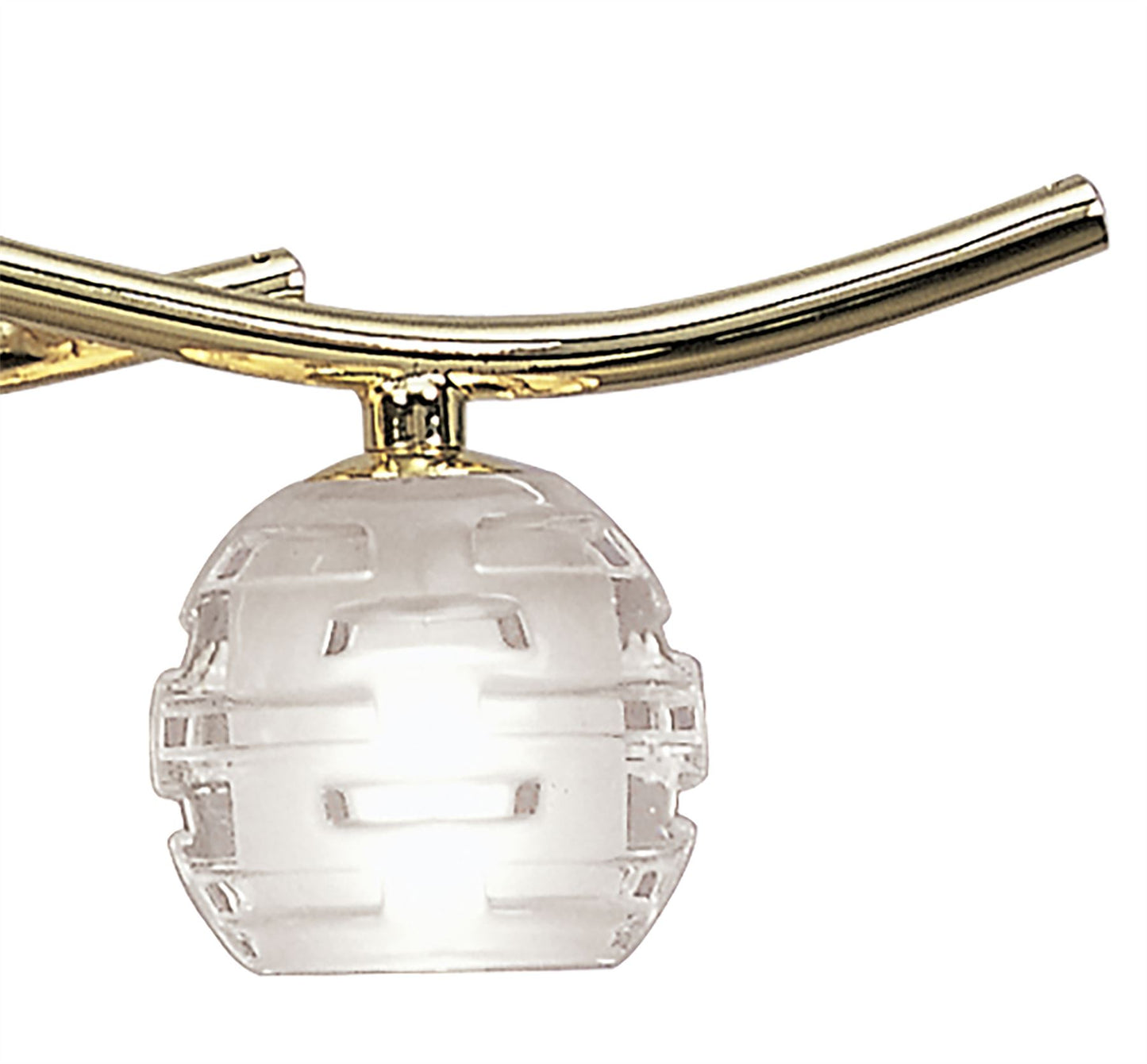 Mantra Dali Telescopic Linear Pendant Line 4 Light G9, Polished Brass