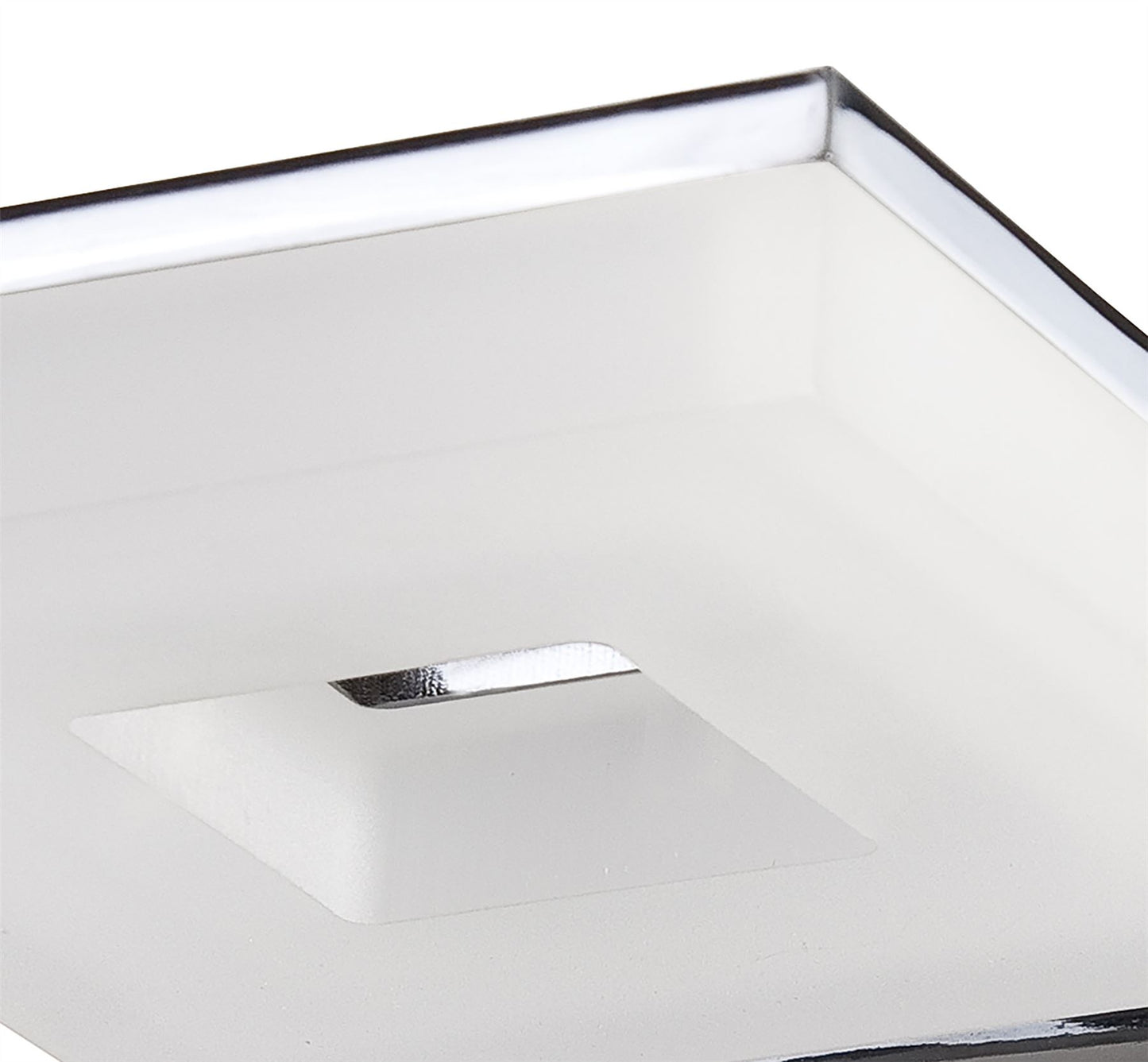 Mantra Fusion Marc Wall Light 1 Light 5W LED 3000K IP44, 450lm, Polished Chrome/Frosted Acrylic, 3yrs Warranty