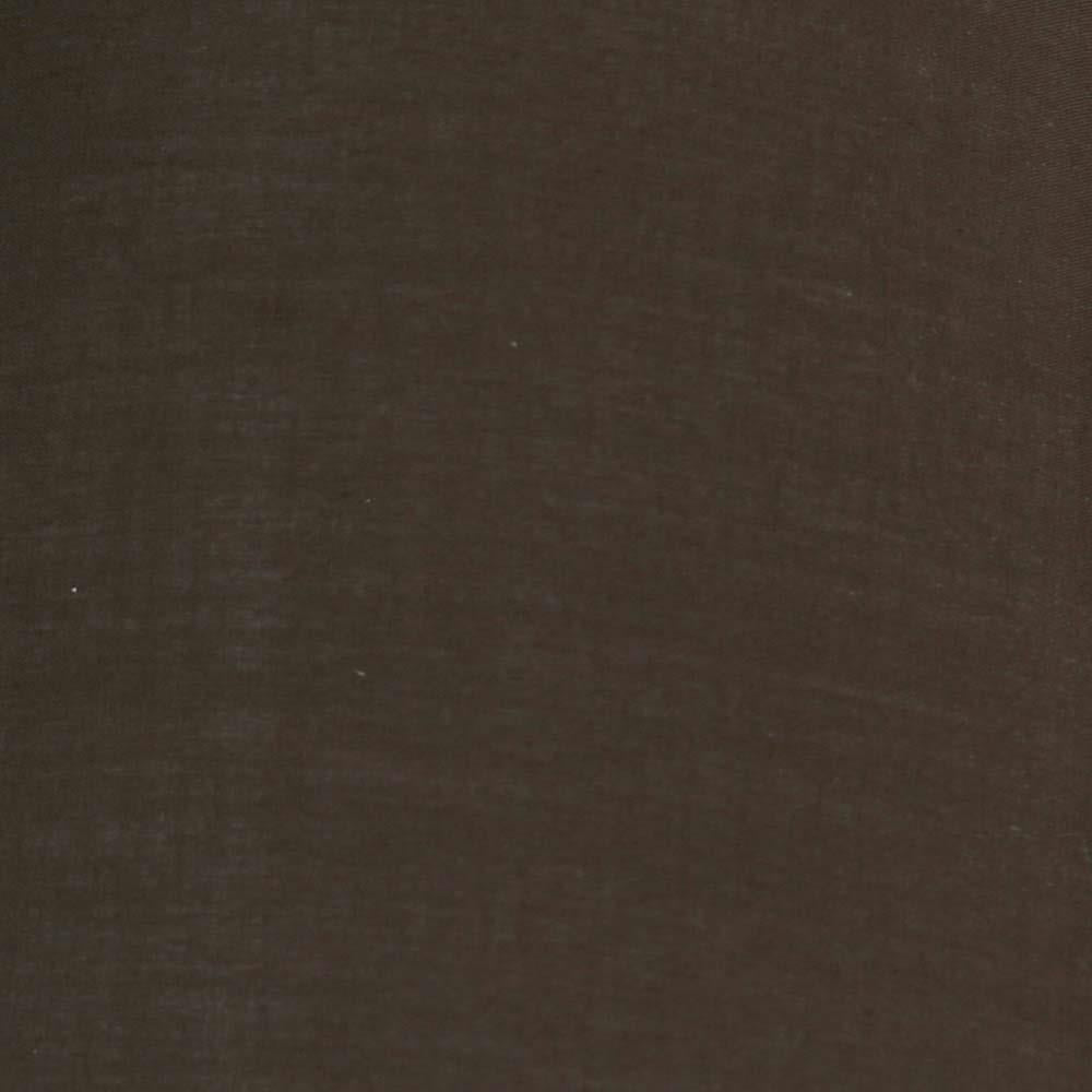 Oaks Lighting S501/8 Cotton Coolie Lampshade 200mm - Reversable Gimbal Light Shade - Chocolate