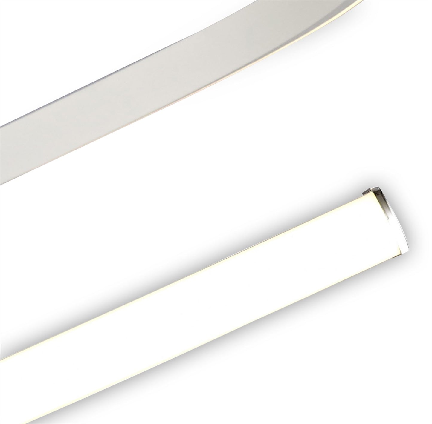 Mantra M6002 Nur Blanco Semi Ceiling 30W LED 3000K, 2400lm, Dimmable White/Frosted Acrylic, 3yrs Warranty - M6002 Ceiling