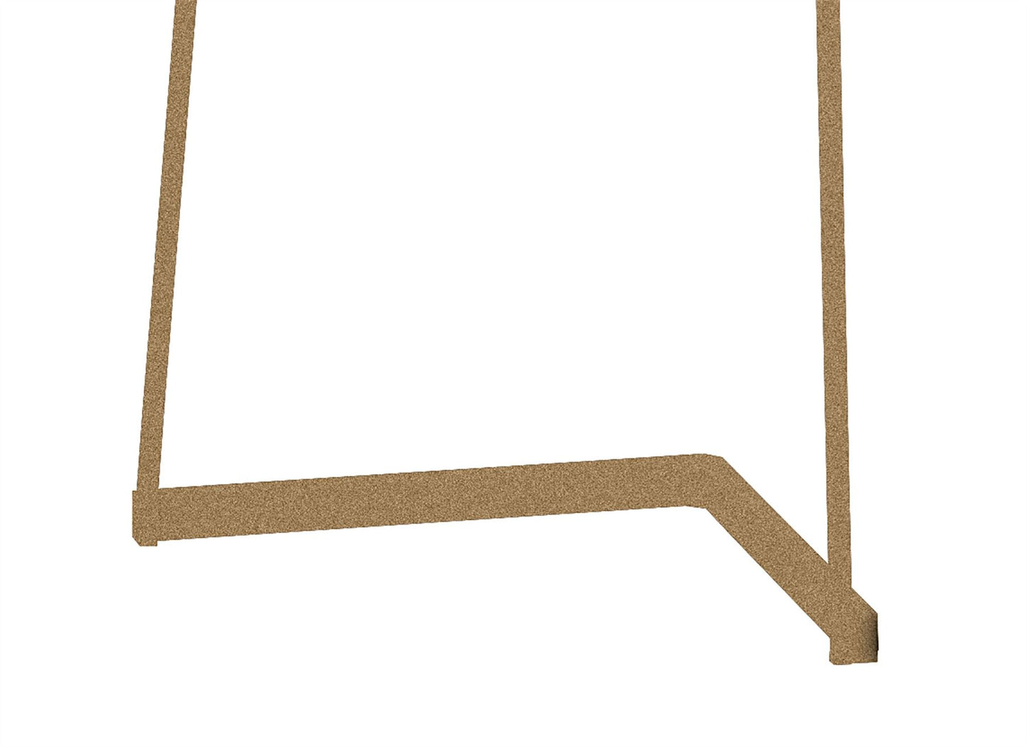 Mantra Minimal Floor Lamp, 20W LED, 3000K, 1500lm, Gold, 3yrs Warranty