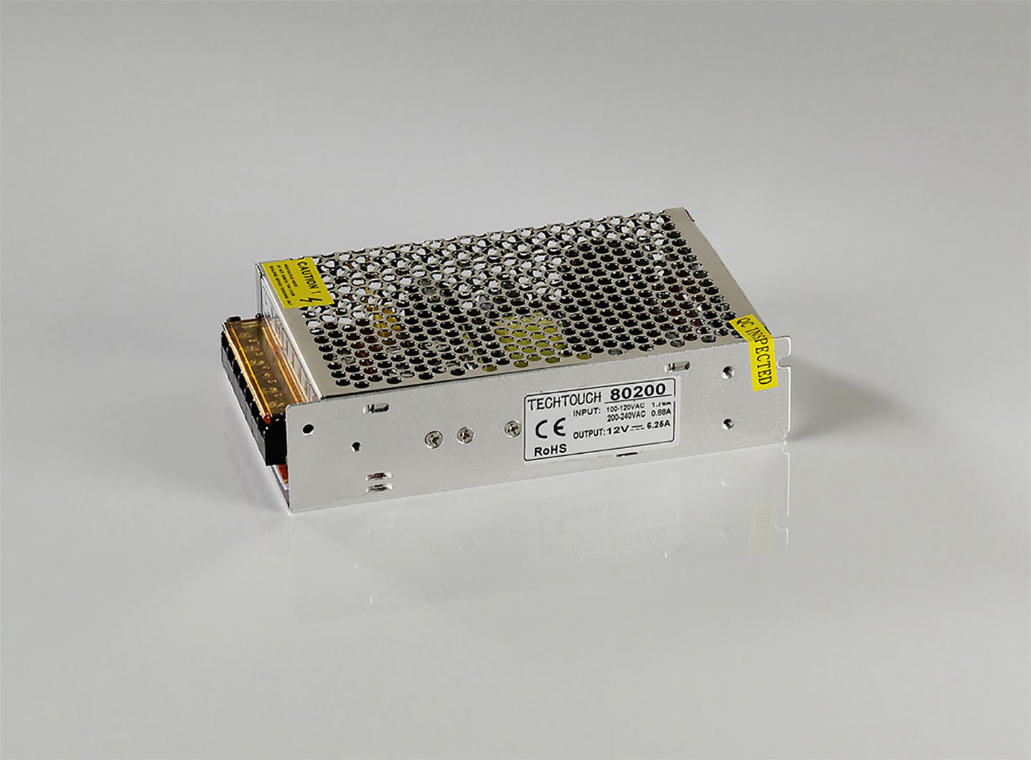 12V Metal cased Techtouch Metal cased 12V 75W LED Power Supply, 2yrs Warranty Drivers