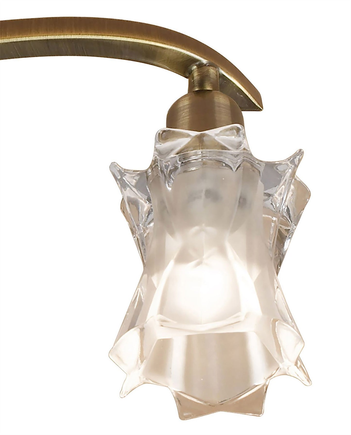 Mantra Alaska GU10 37cm Ceiling 3 Light L1/SGU10, Antique Brass, CFL Lamps INCLUDED