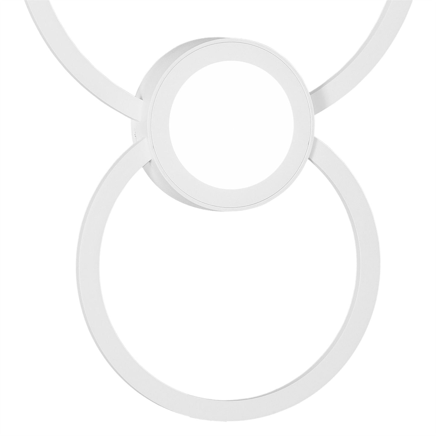 Mantra Fusion Mural Wall Light Circles, Dimmable, 24W, 3000K, 1440lm, White, 3yrs Warranty