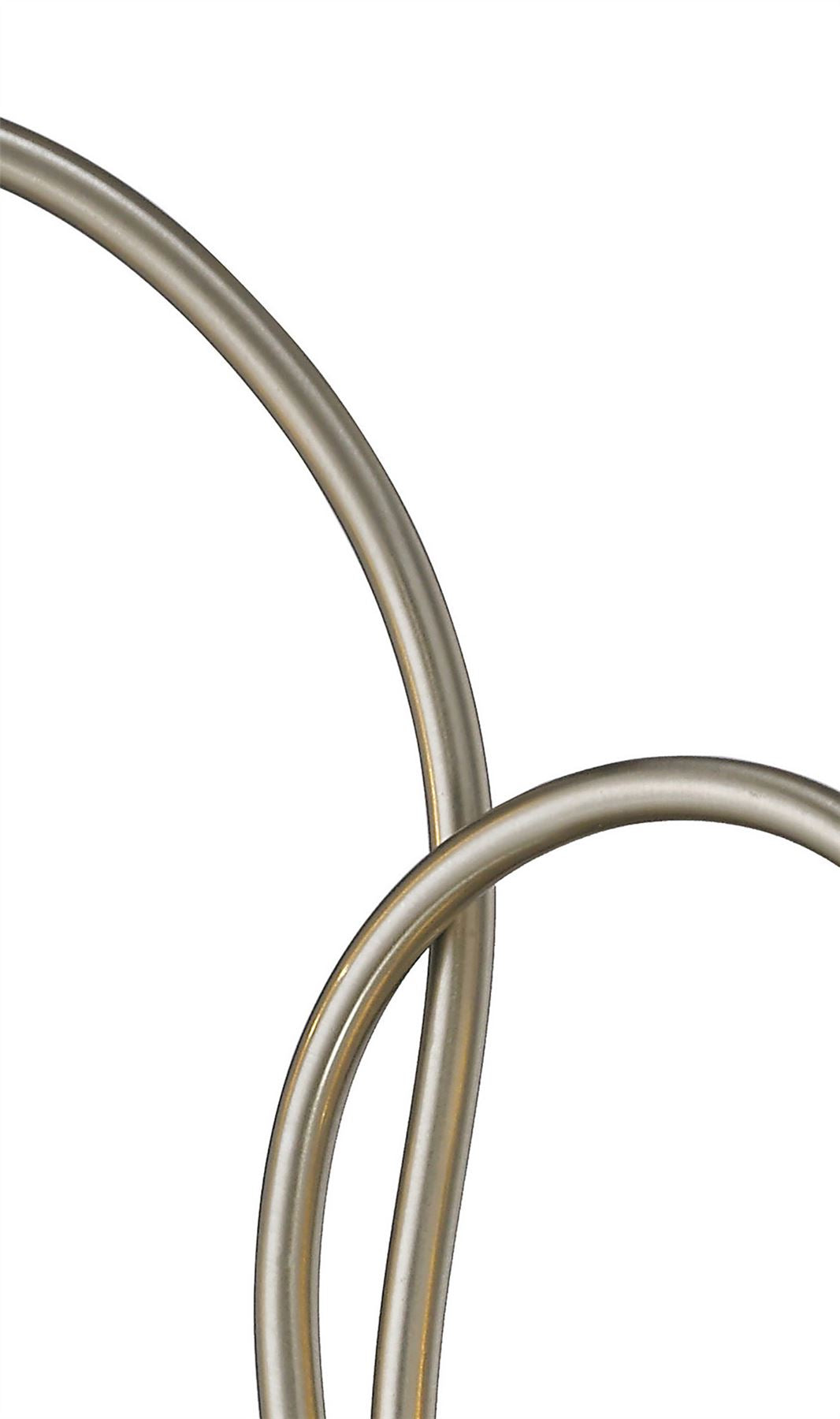 Diyas Apollo Wall Light 2 Light G9 Satin Nickel/Crystal