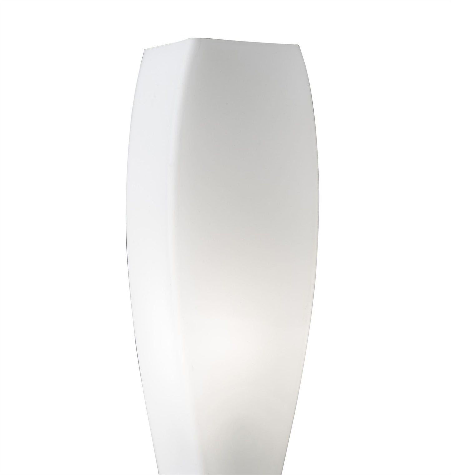 Mantra Neo Wall Light Switched 1 Light E27, Satin Nickel/Frosted White Glass