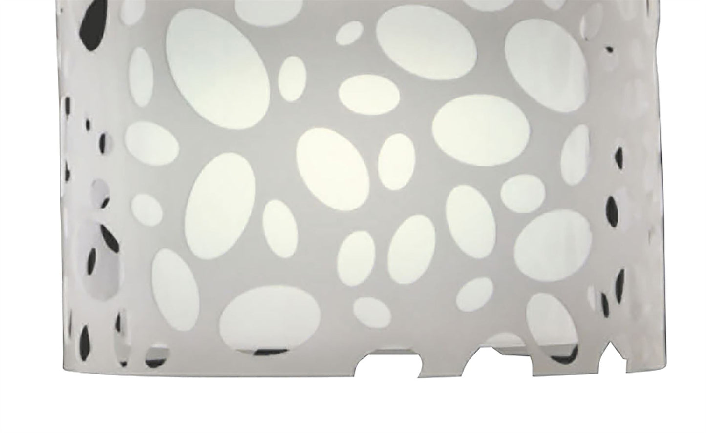 Mantra Lupin Linear Pendant 2 Light E27 Line, Gloss White/White Acrylic/Polished Chrome, CFL Lamps INCLUDED