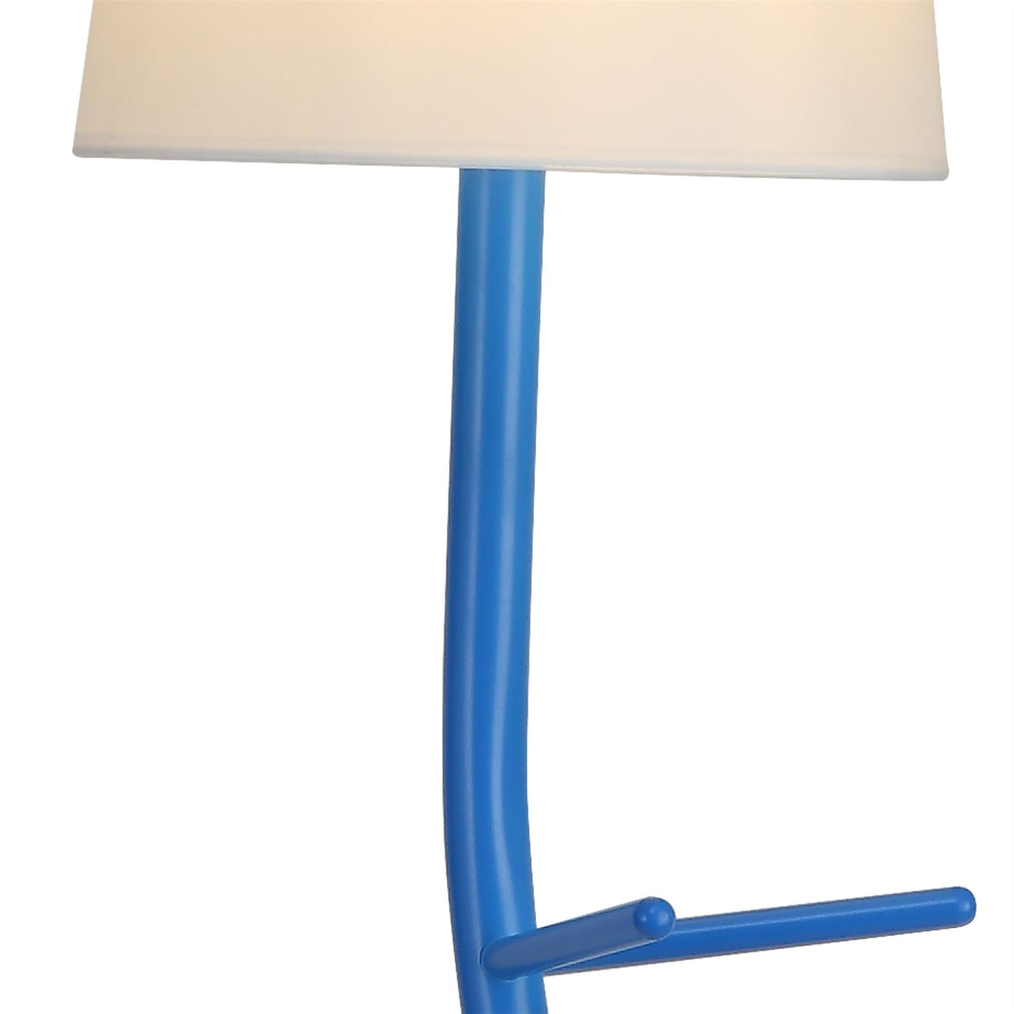 Mantra Centipede Floor Lamp with Shade, 1 x E27, Blue/White