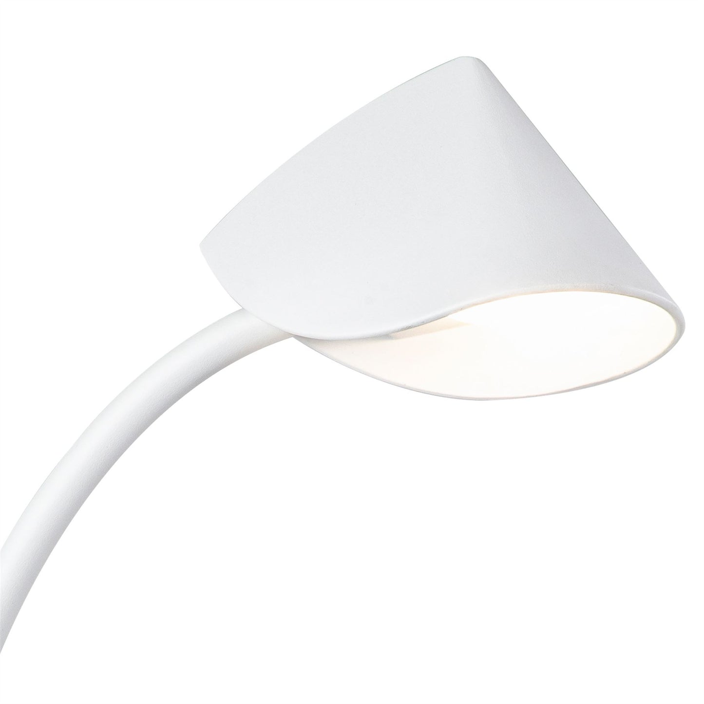 Mantra Capuccina Large 1 Light Table Lamp, 8.5W LED, 3000K, 610lm, White, 3yrs Warranty