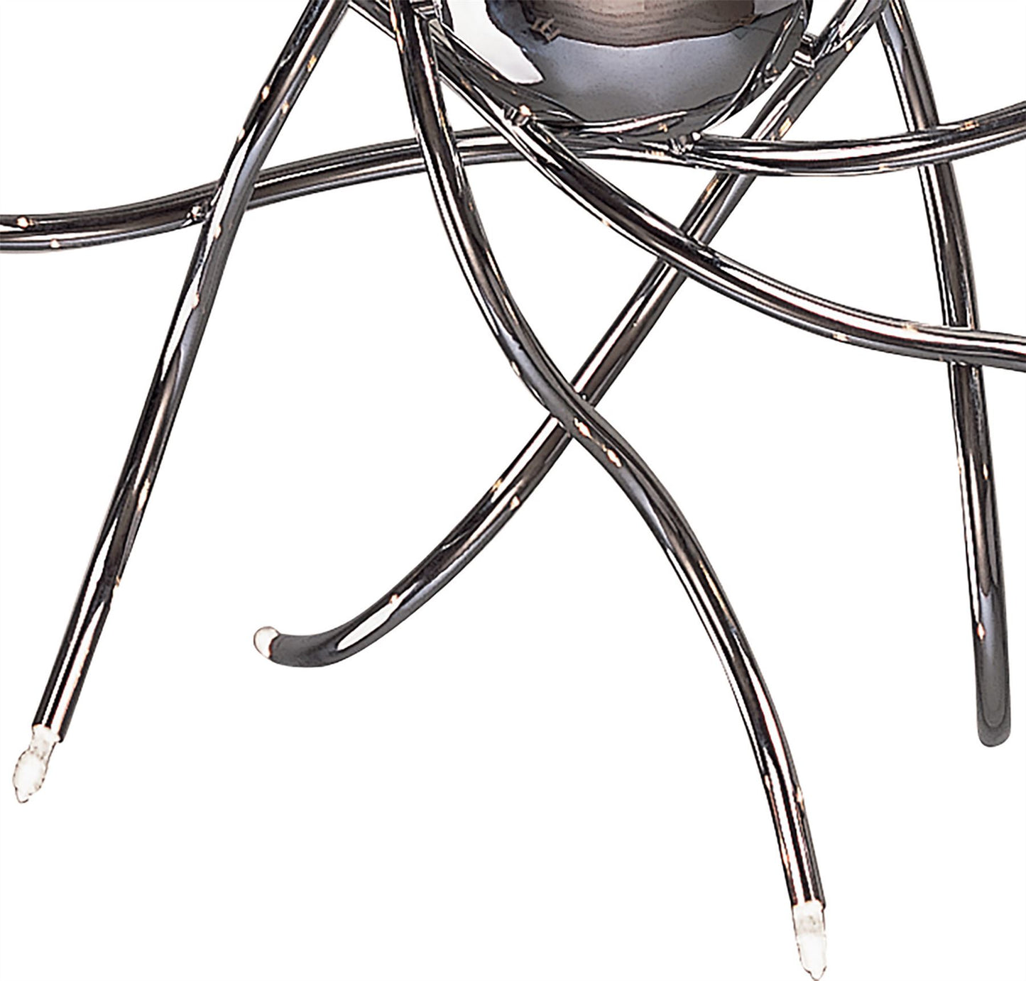 Mantra Aire 66cm Telescopic Pendant 16 Light G4 Waved Arms, Polished Chrome, NOT LED/CFL Compatible