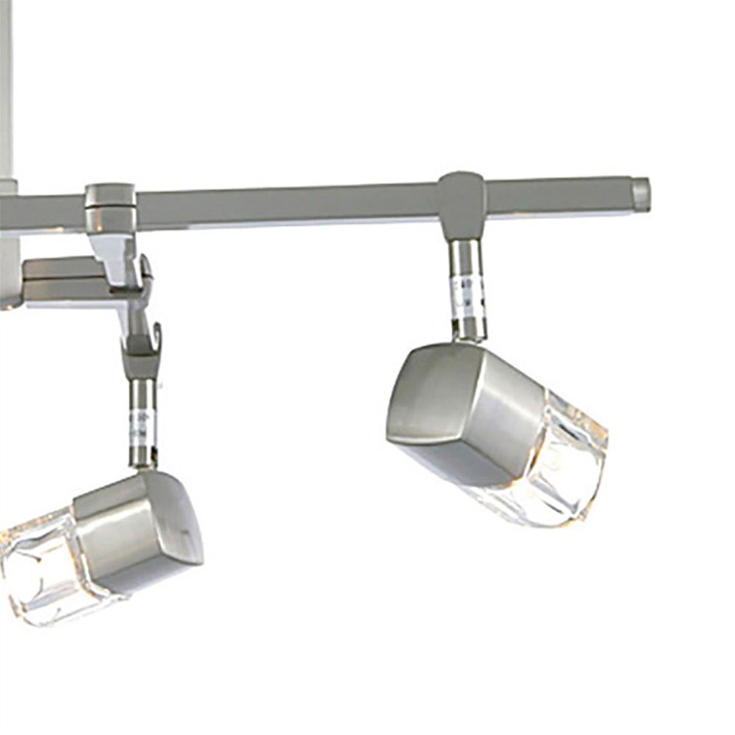 Diyas Ticino 48cm Semi Flush 4 Light G9 Satin Chrome
