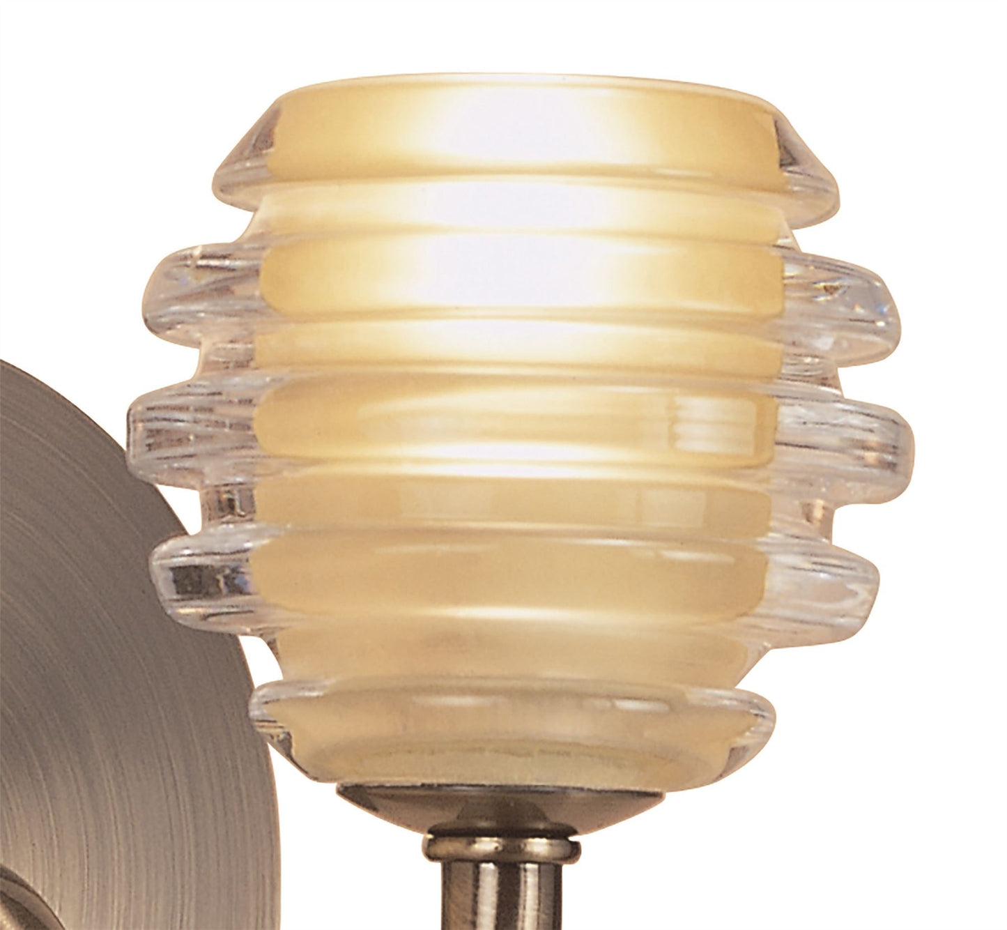 Mantra Sphere Wall Light Switched 1 Light G9, Antique Brass