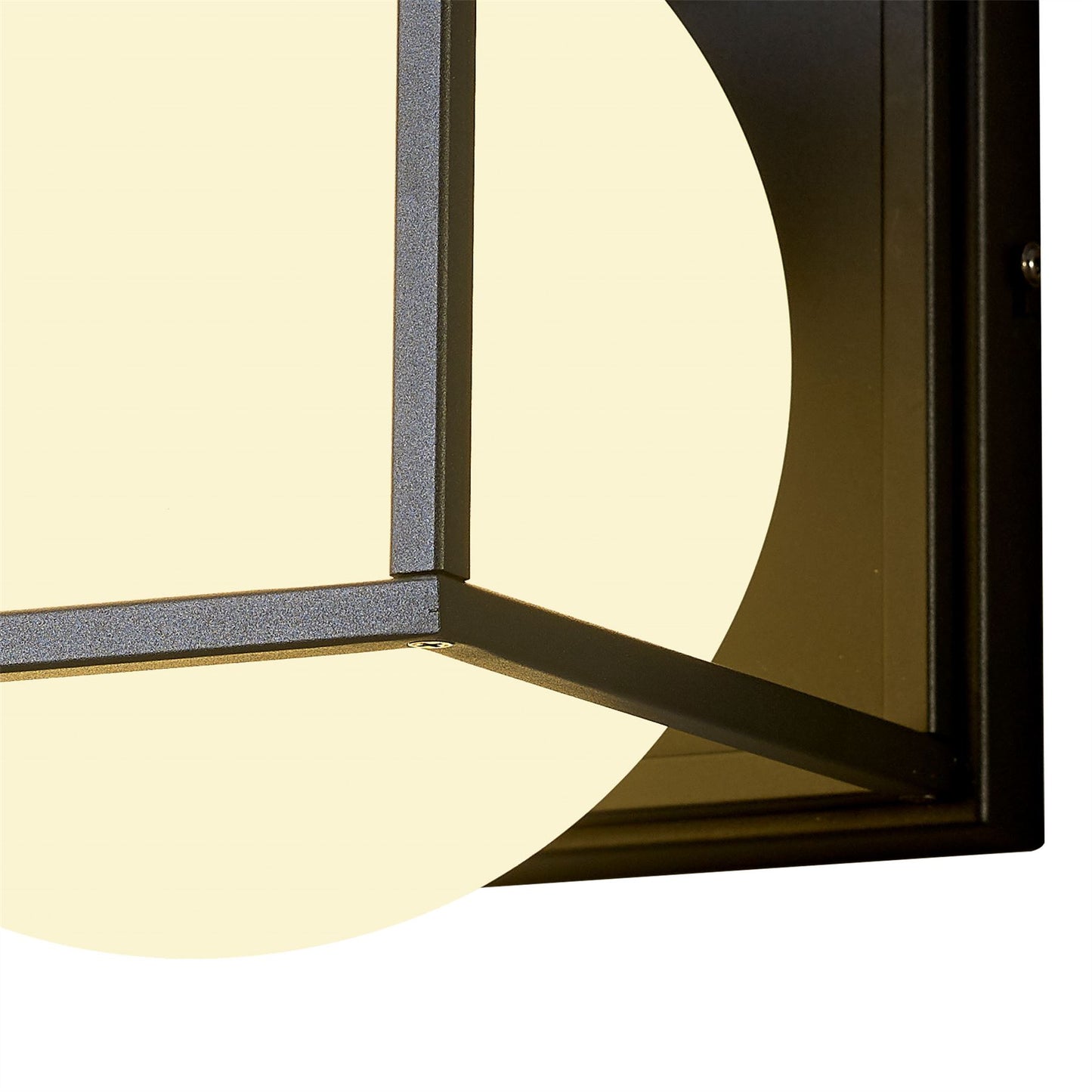 Mantra Desigual Large Wall Light, 1 Light E27, Matt Black