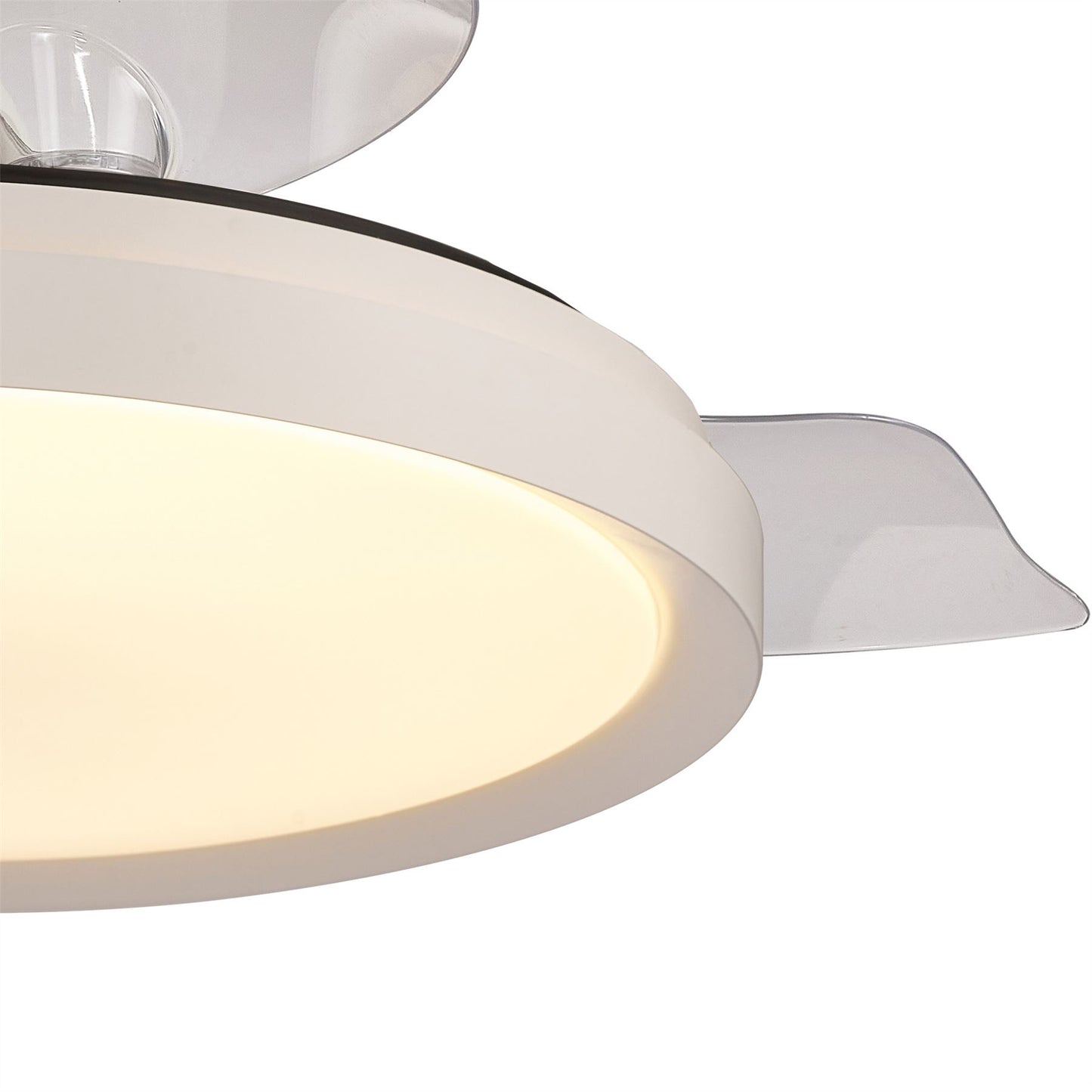 Mistral 51cm 50W LED Dimmable Ceiling Light With Built-In 28W DC Fan, 3000-6500K Remote Control, 3200lm, White, 5yrs Warranty