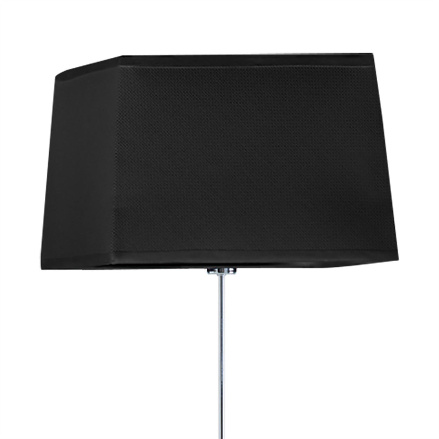 Mantra Habana Floor Lamp Telescopic 1 Light WITHOUT SHADE E27 Black/Polished Chrome