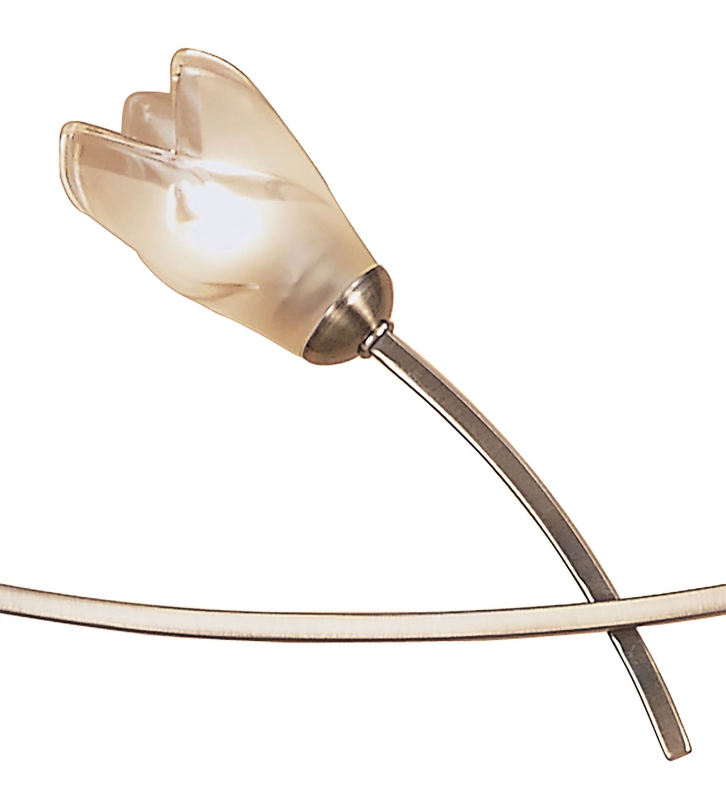 Mantra Pietra Linear Pendant 2 Arm 4 Light G9, Antique Brass