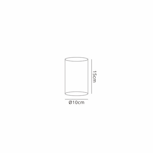 Mantra Huevo Cylinder Shape Waterproof Battery Operated RGB LED Light. Can be used in swimming pool. 7 colours + white + candle. with remote contol, Opal White