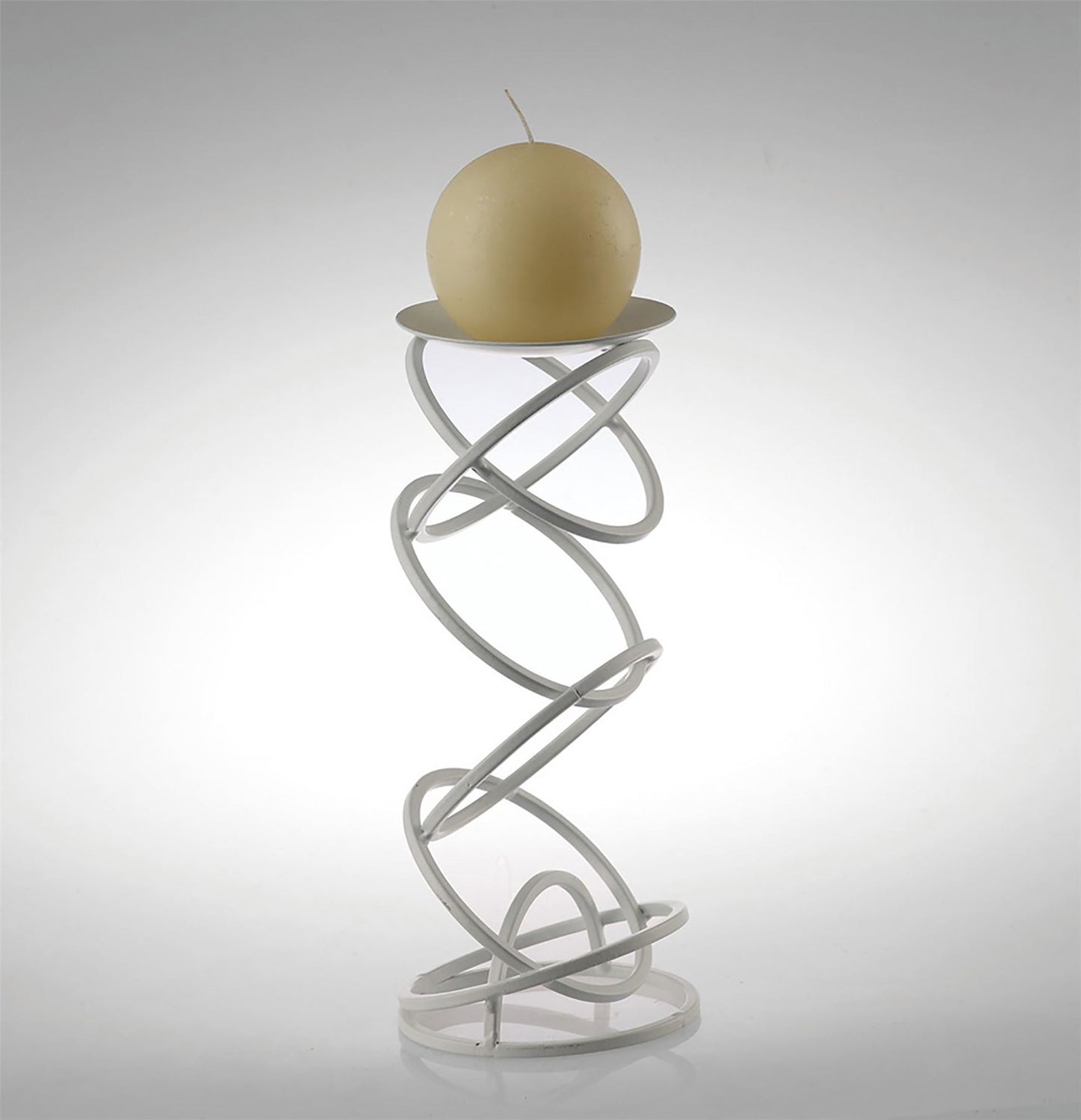 Diyas Home (DH) Zodiac Candle Holder 28cm White Art