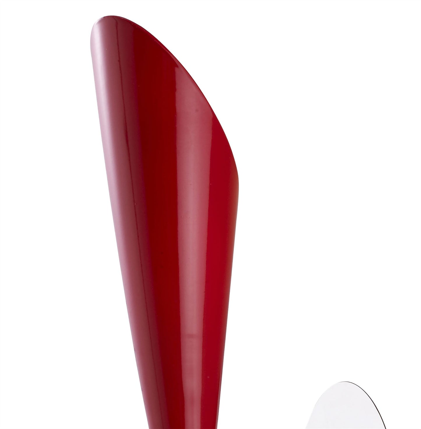 Mantra Pop Wall Light Switched 1 Light E27, Gloss Red/White Acrylic/Polished Chrome, CFL Lamps INCLUDED