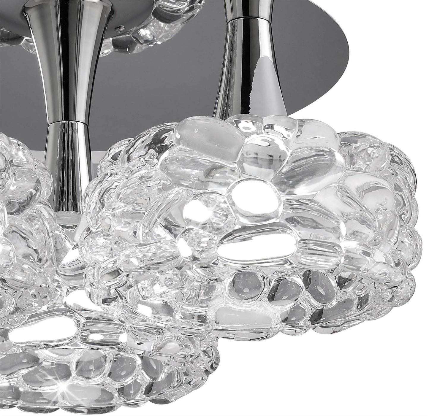 Mantra M3935 O2 Ceiling 3 Light E27 Large, Polished Chrome