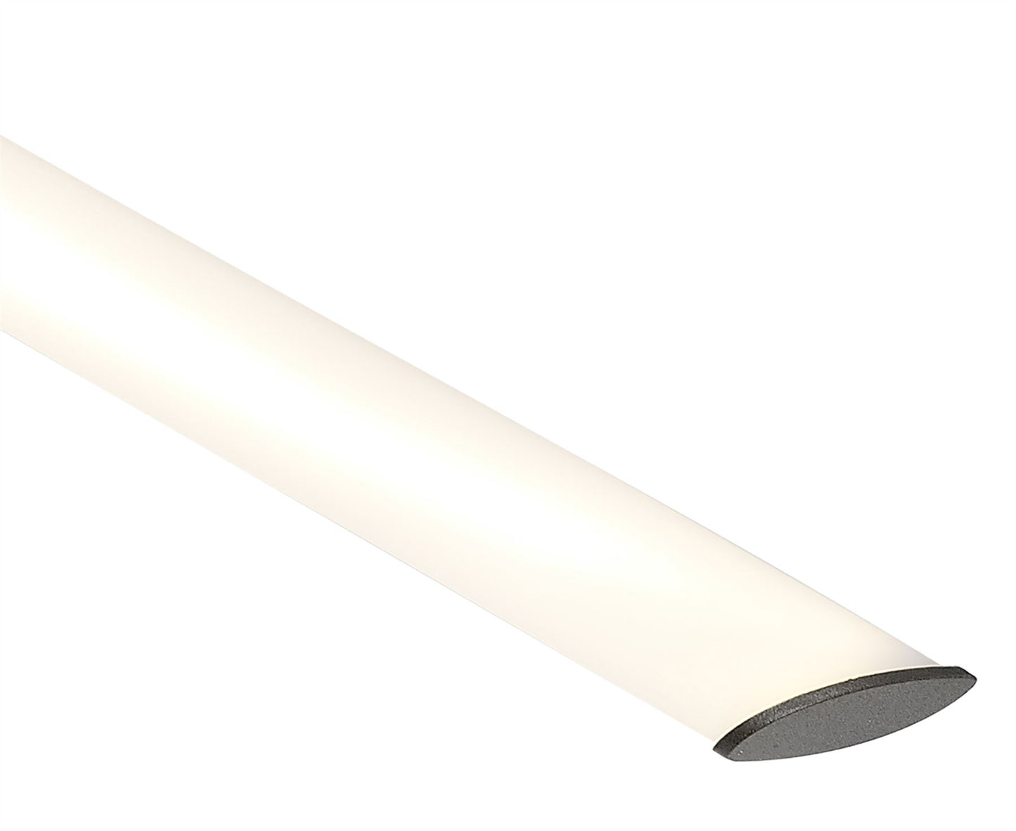 Mantra Armonia Semi Flush Vertical, Dimmable, 40W LED, 3000K, 3000lm, Titanium/Frosted Acrylic, 3yrs Warranty Ceiling