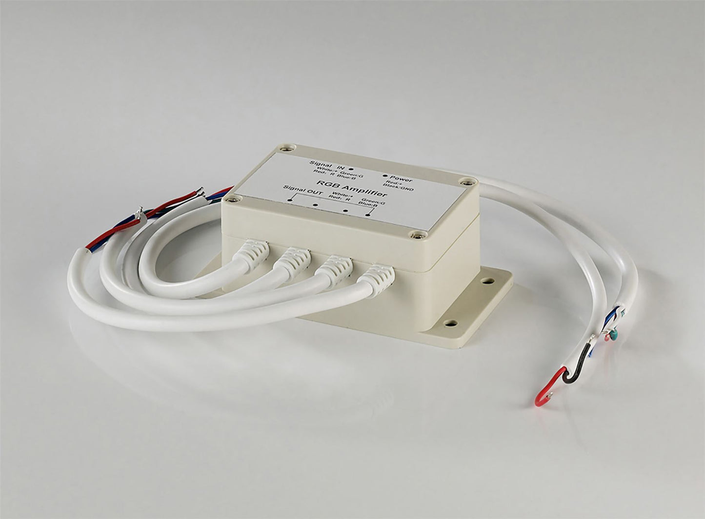 Techtouch LED Strips 4 Way RGB Amplifier 3 Channel 144W (IP65) Controllers