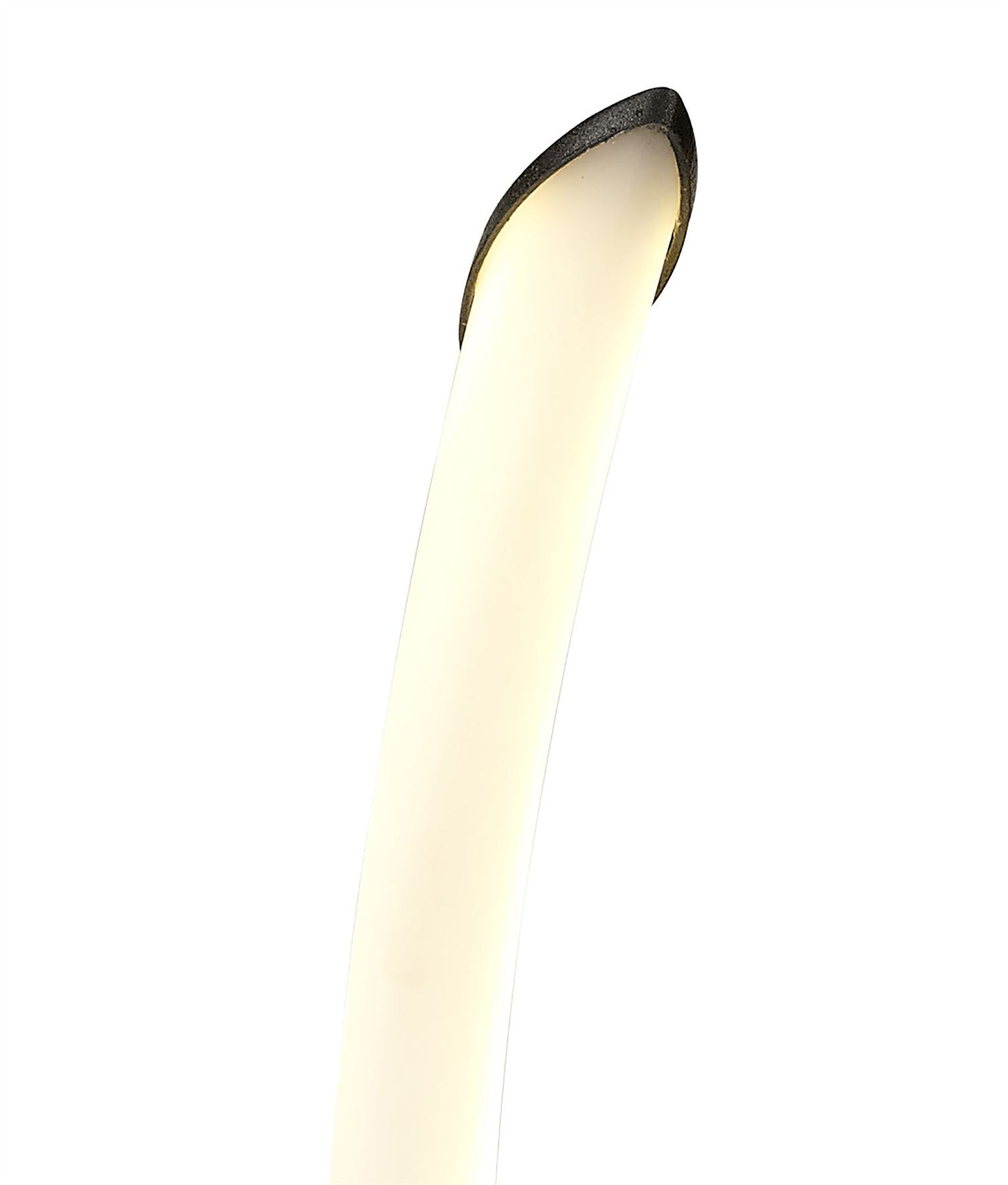 Mantra Armonia 1 Light Table Lamp, 10W LED, 3000K, 750lm, Titanium/Frosted Acrylic, 3yrs Warranty