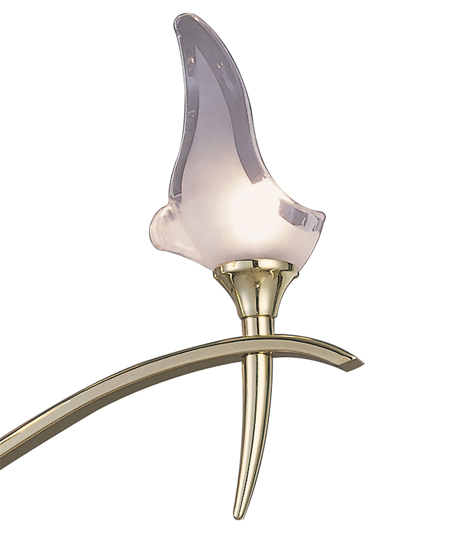 Mantra Viena 53cm Semi Flush Round 4 Light G9, Polished Brass
