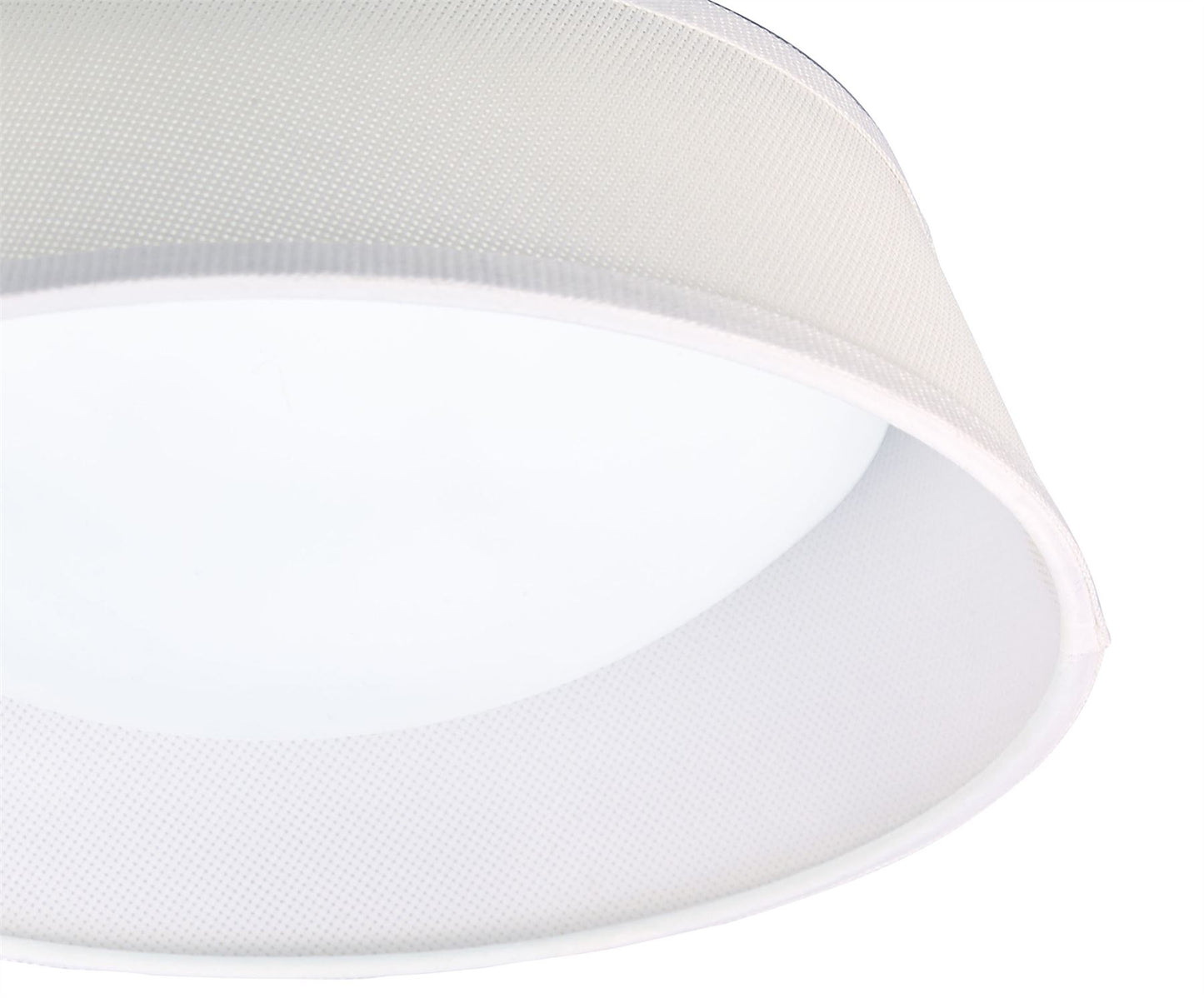 Mantra Nordica Plafones M4960 Nordica Ceiling 12W LED 32CM Off White 3000K, 120lm, White Acrylic with Ivory White Shade, 3yrs Warranty