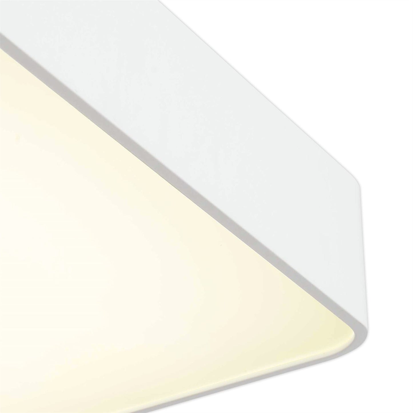 Mantra Fusion M6153 Cumbuco Ceiling 60cm Square, 80W LED, 3000K, 5650lm, White, 3yrs Warranty - M6153 Ceiling