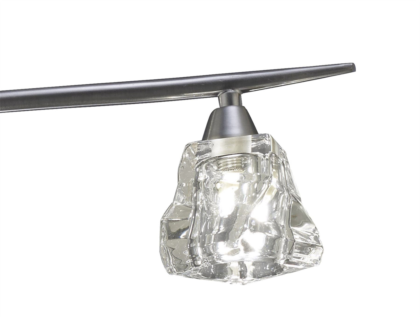 Mantra M3751 Iku Linear Telescopic 4 Light G9 Line, Satin Nickel