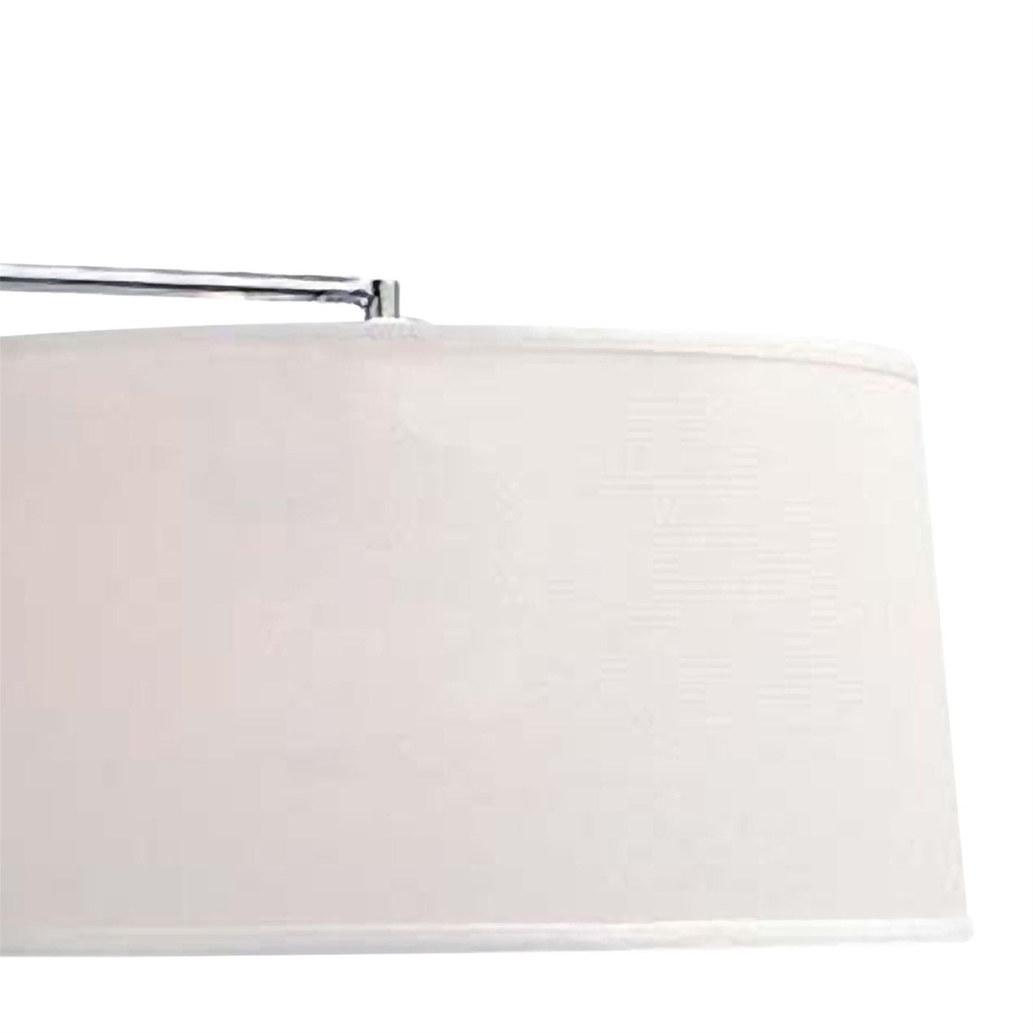 Mantra M5306 Habana Linear Pendant 2 Light with Adjustable Body WITHOUT SHADE E27, Matt White/Polished Chrome
