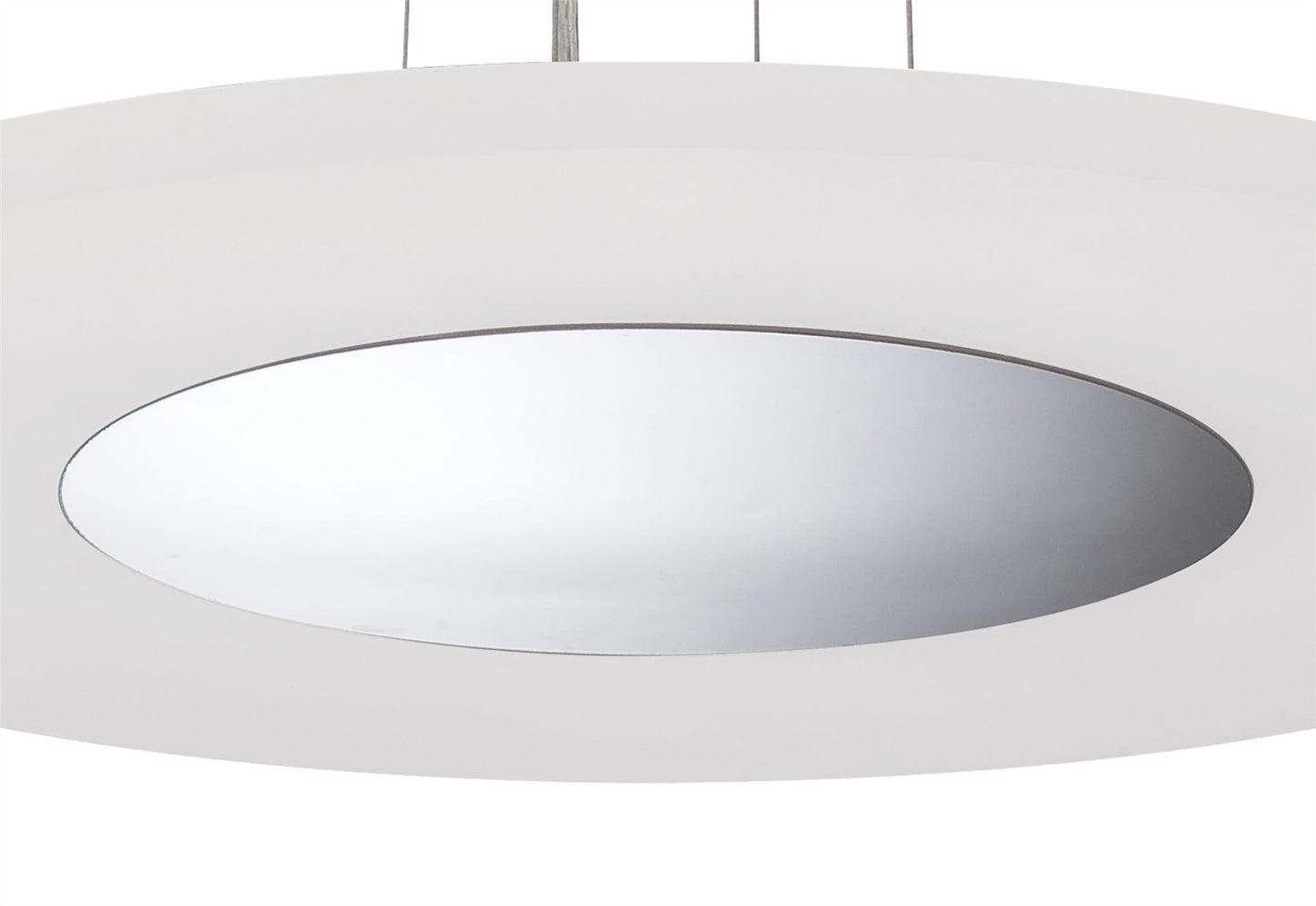 Mantra Fusion Notte 50cm Pendant 28W LED Round 3000K, 1800lm, Polished Chrome/Frosted Acrylic, 3yrs Warranty