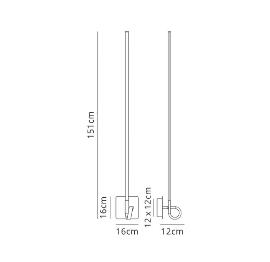 Mantra M6140 Cinto Wall Light 151cm, 20W LED, 3000K, 1600lm, Antique Brass, 3yrs Warranty