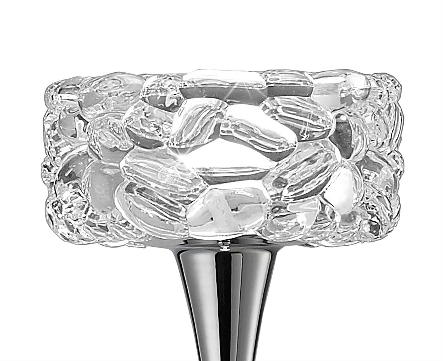 Mantra M3939 O2 Floor Lamp 1 Light E27, Polished Chrome