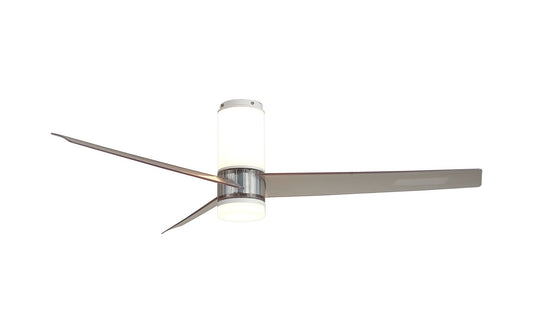 Up Down 1.2m 45W LED Dimmable Ceiling Light With Built-In 35W DC Fan, 2700-5000K Remote Control, 4950lm, White, 5yrs Warranty