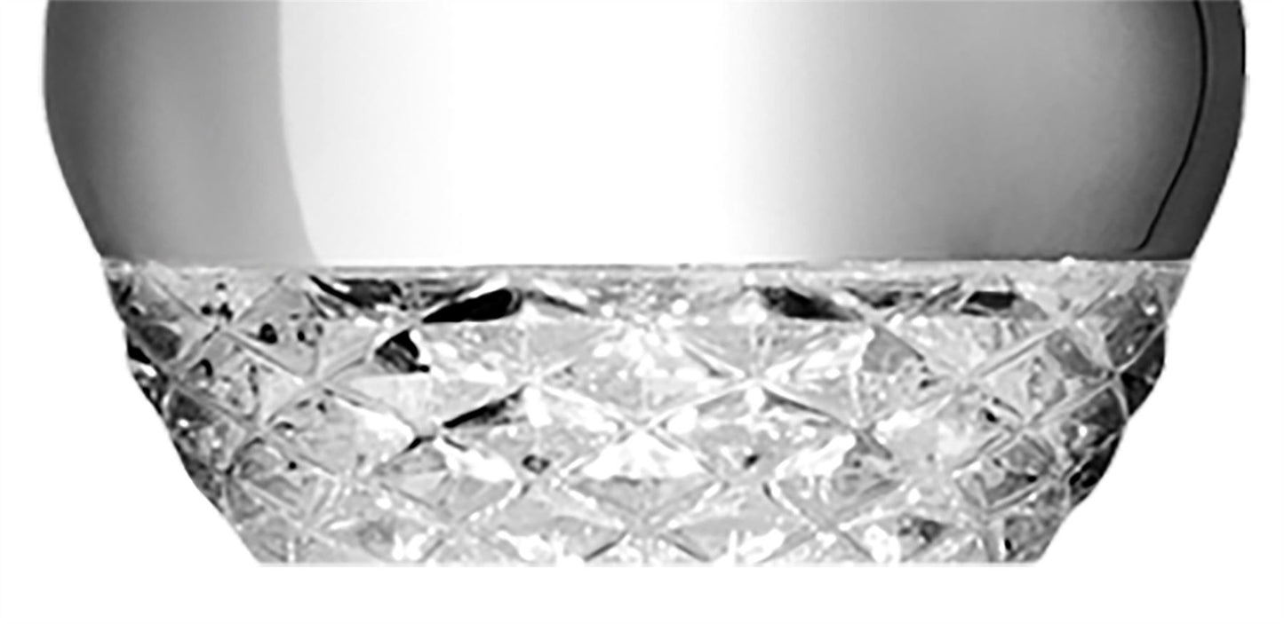 Mantra M5169 Khalifa Pendant 5 X 6W LED 3000K Line Polished Chrome/Glass, 5400lm,, 3yrs Warranty