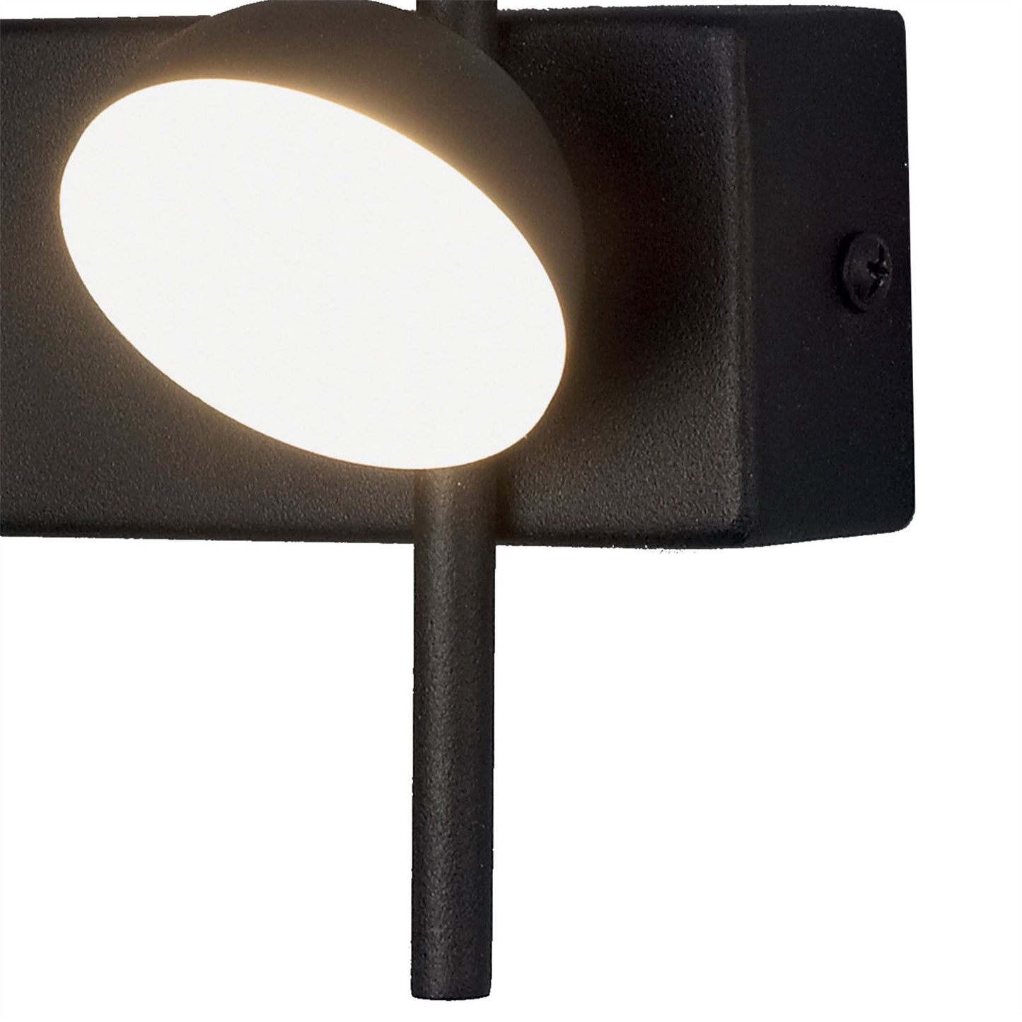 Mantra Adn 2 Light Wall Light, 6W LED, 3000K, 500lm, Black, 3yrs Warranty