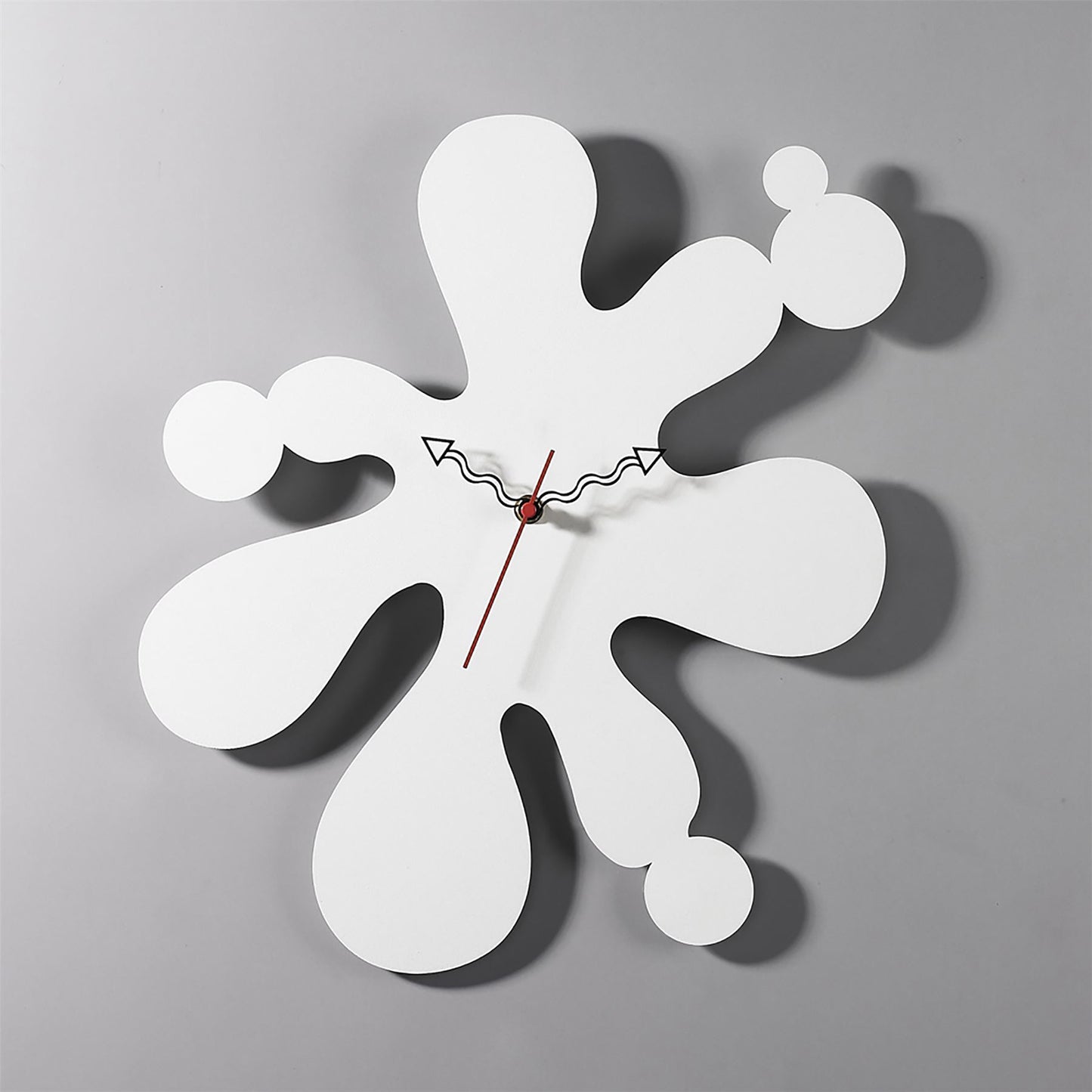 Diyas Home (DH) Infinity Splat Clock White Wall