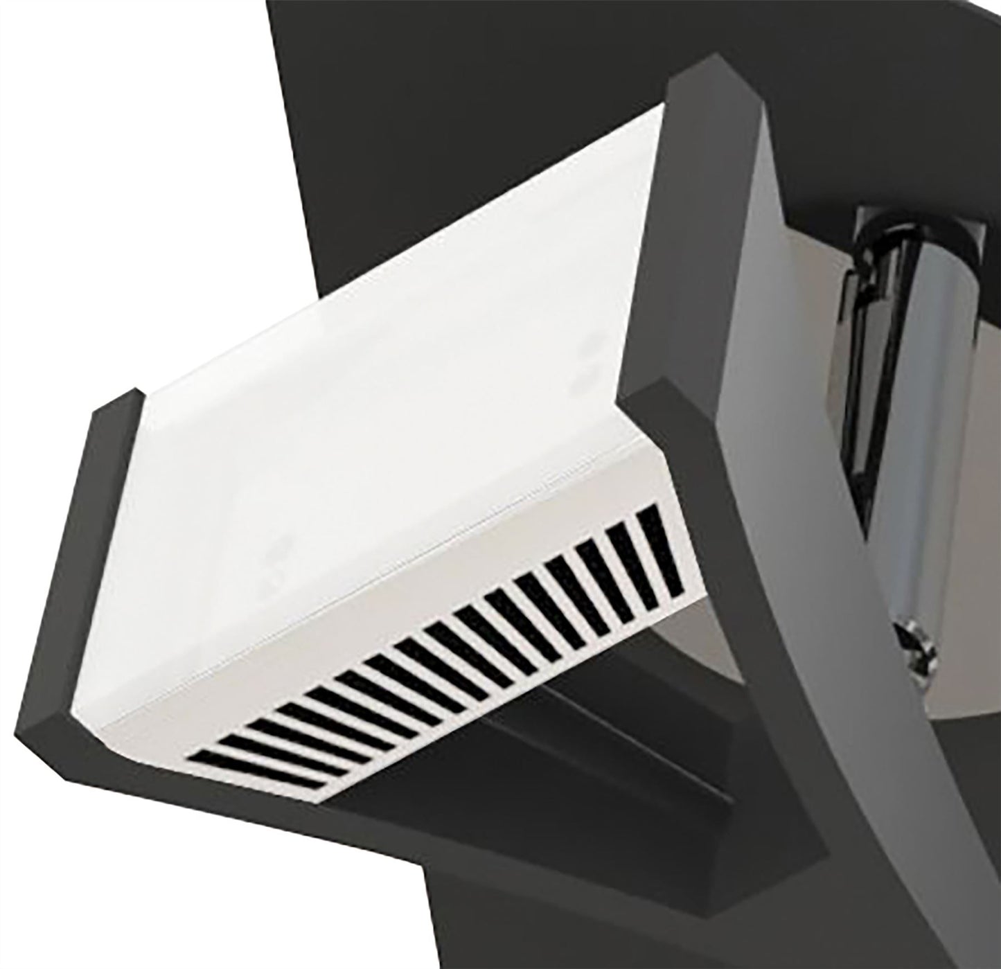 Mantra Fusion Filippo Spot Light 3 Light LED Triangular 15W 3000K, 1350lm, Matt Black/Polished Chrome, 3yrs Warranty