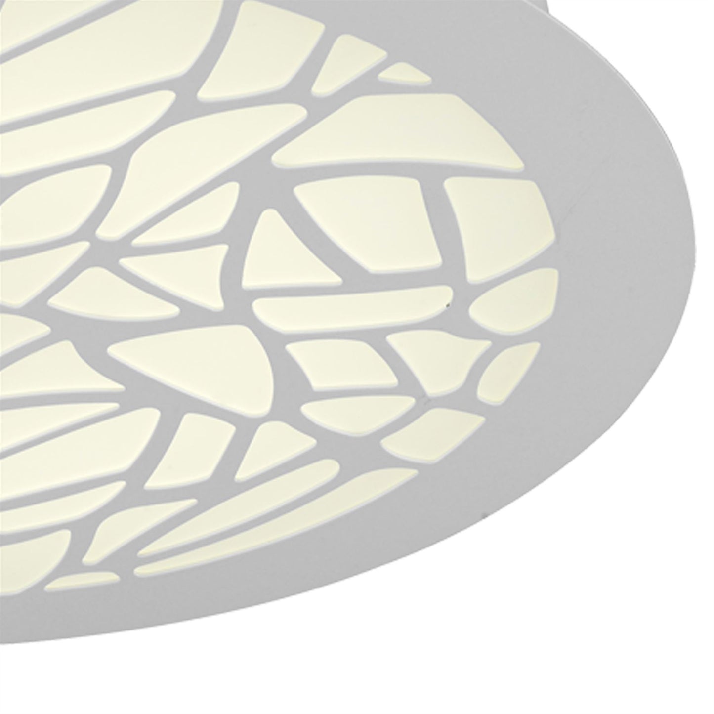 Mantra Fusion M5512 Petaca Flush 60cm Round 47W LED 3000K, 2850lm, Matt White/ Acrylic, 3yrs Warranty - M5512 Ceiling