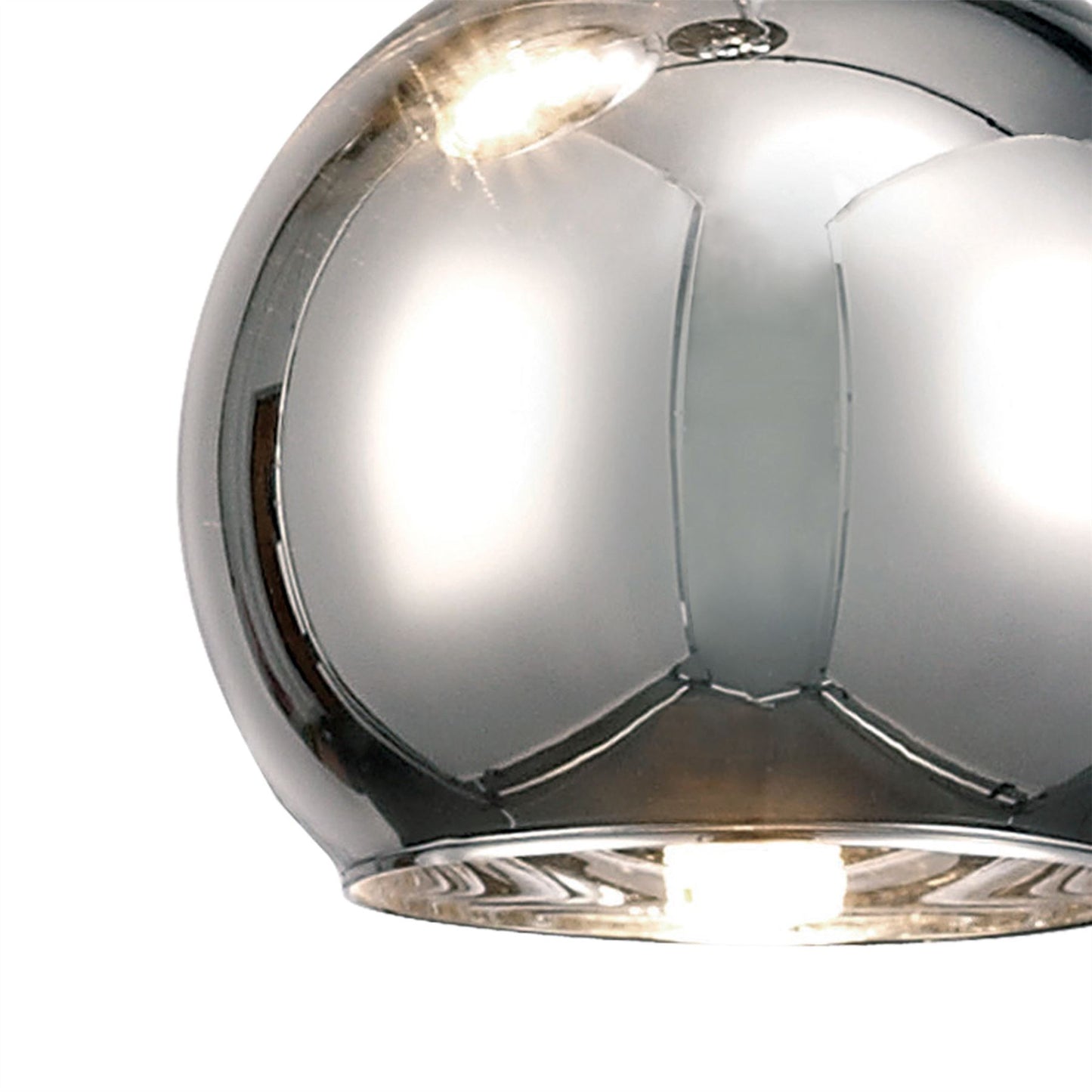 Deco Regina Pendant 3 Light G9 Polished Chrome/Chrome Plated Glass