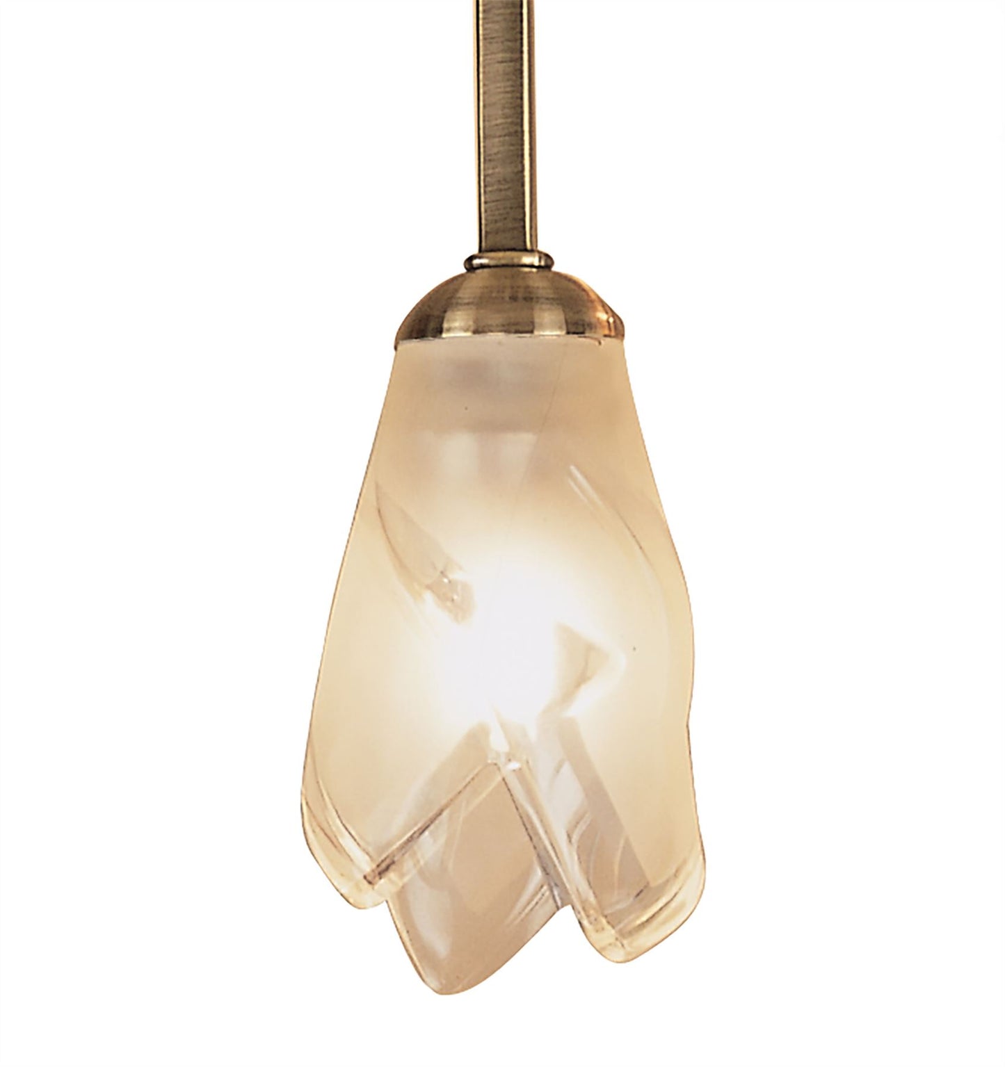Mantra Pietra Ceiling 2 Light G9, Antique Brass