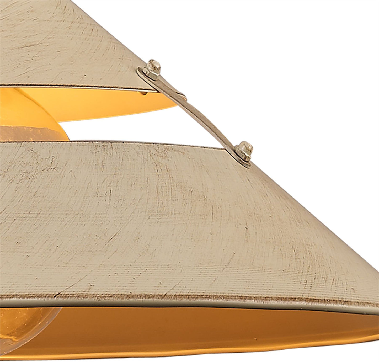 Mantra M5430 Industrial Ceiling 1 Light 40W E27 Large, Sand Metal, Beige Belt
