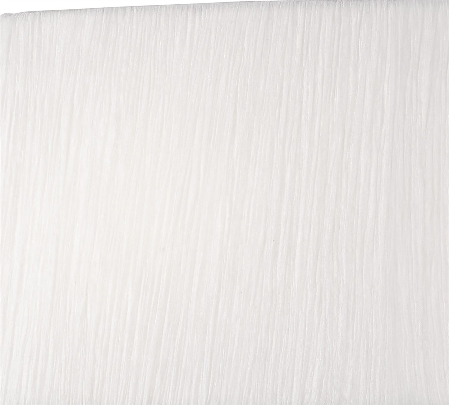 Mantra Lucca Crystal Table Lamp 2 Light E27 Small, Polished Chrome with White Shade & Clear Crystal