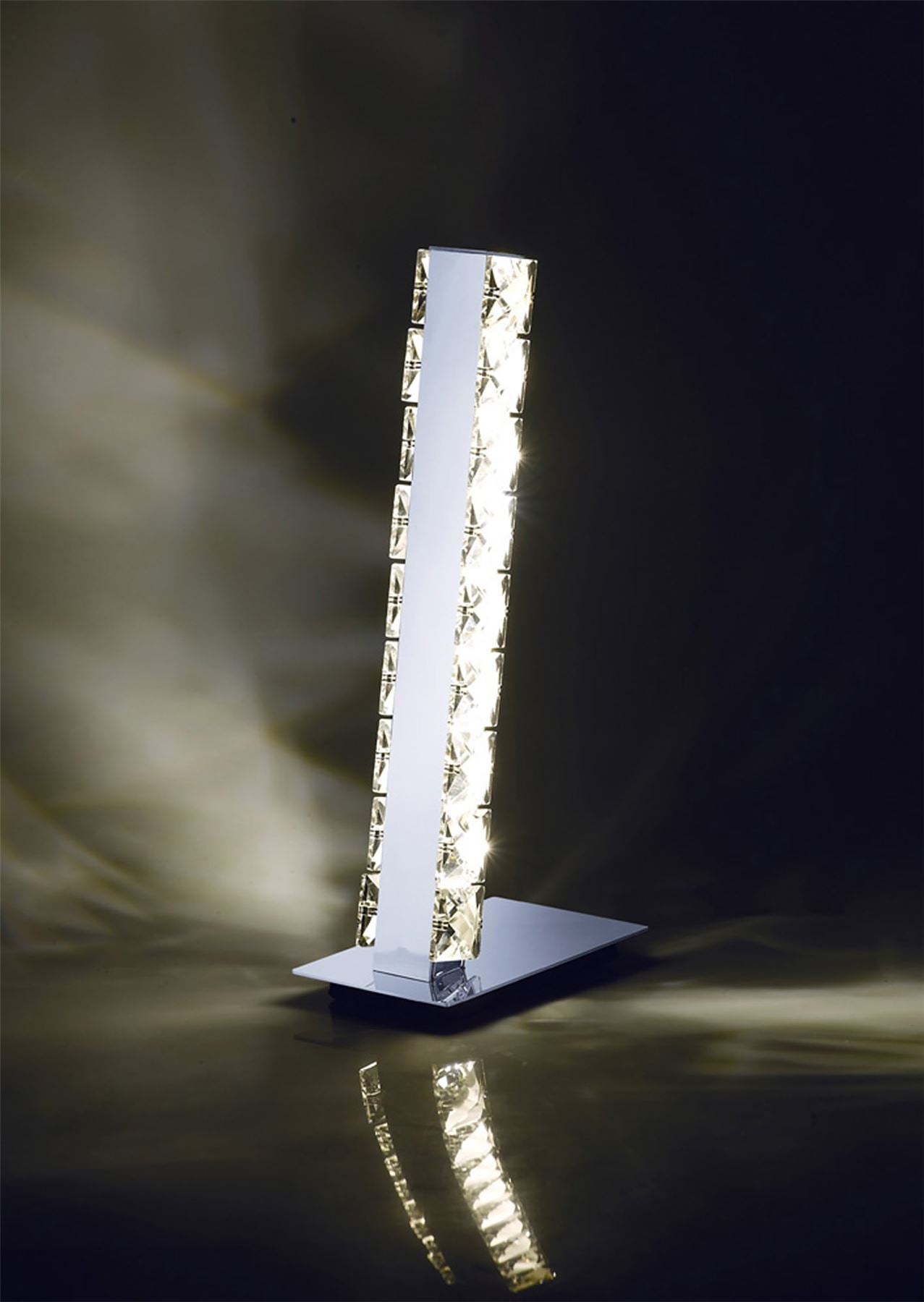 Diyas Galaxy Crystal Table Lamp 3W LED 4000K Polished Chrome