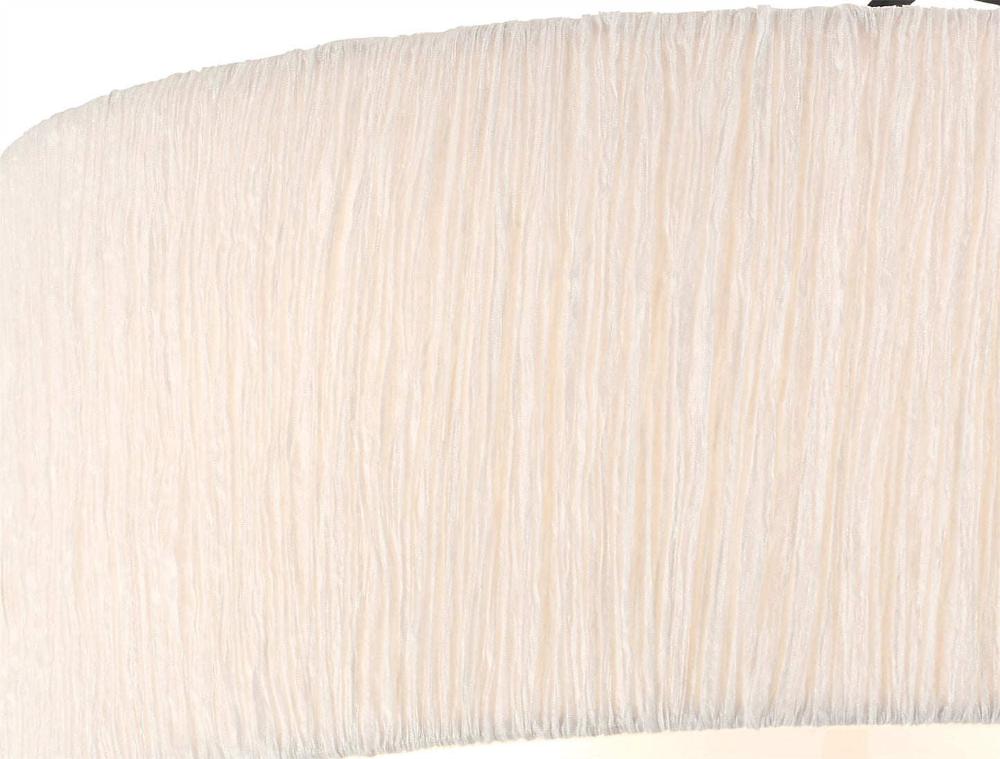 Mantra M1152 Eve Semi Ceiling 2 Light E27, Anthracite with White Oval Shade