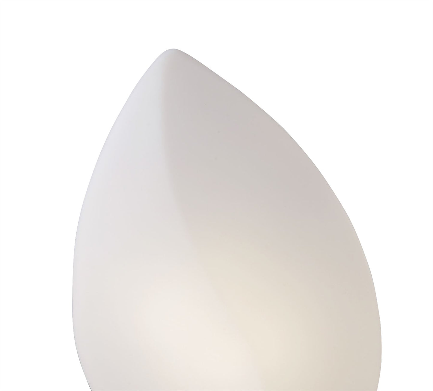 Mantra Natura Table Lamp 2 Light E27 Large Indoor, Polished Chrome/Opal White