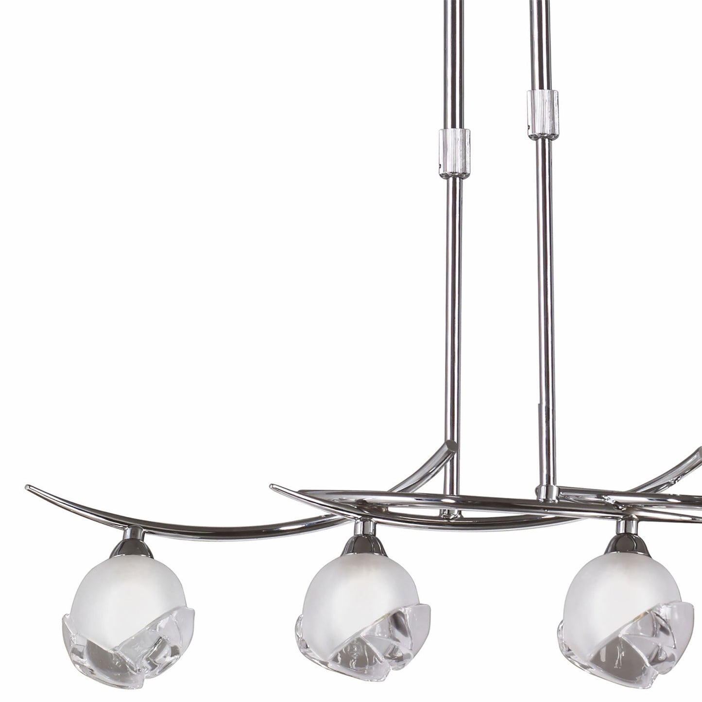 Mantra Fragma Linear Telescopic 4 Light G9 Line, Polished Chrome