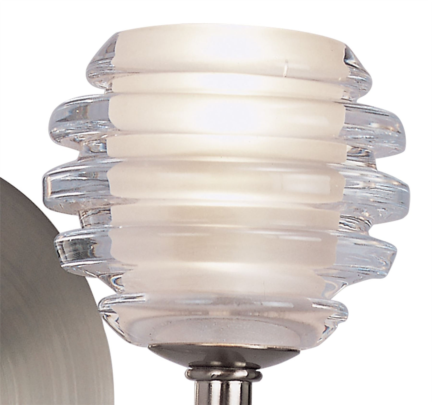 Mantra Sphere Wall Light Switched 1 Light G9, Satin Nickel